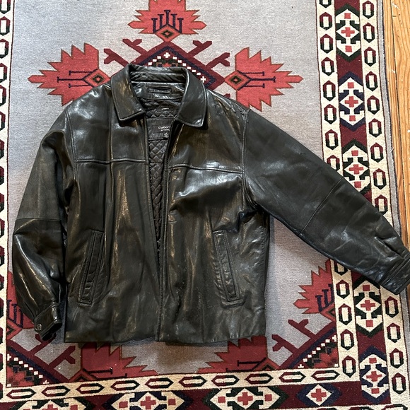 Vintage Black Lambskin Leather Bomber Jacket - Picture 4 of 11